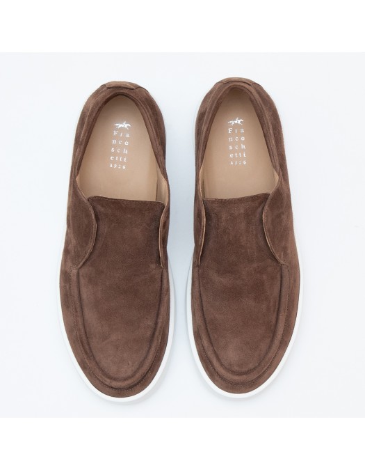 Laofers FRANCESCHETTI, Brown,Leather - 225903126950810