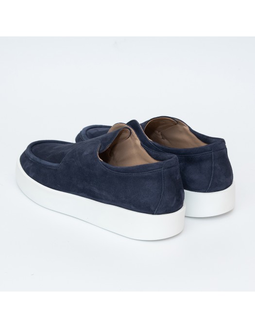 Laofers FRANCESCHETTI, Bleumarin,Leather - 225903226950501