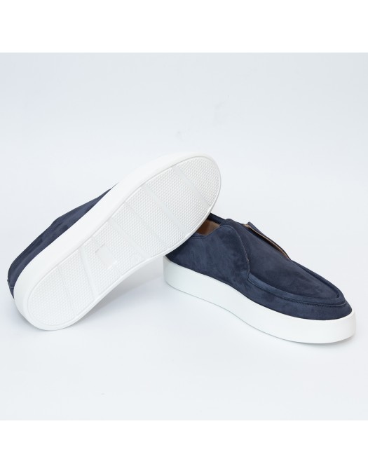 Laofers FRANCESCHETTI, Bleumarin,Leather - 225903226950501