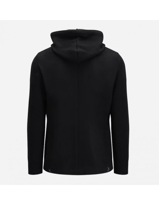 Jacheta GRAN SASSO, Blazer Jacket Flanel With Hoodie - Black - 2313351320099 Jacheta GRAN SASSO, Blazer Jacket Flanel With Hoodie - Black - 2313351320099