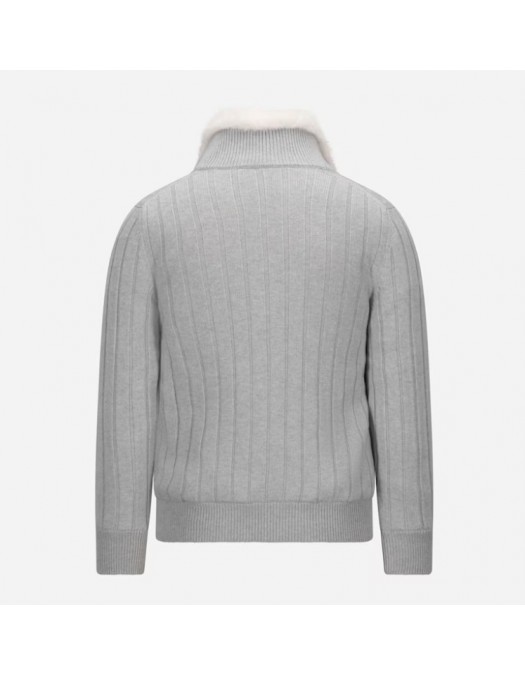 Jacheta GRAN SASSO, Jacket in cashmere and faux fur - 2314615567044 Jacheta GRAN SASSO, Jacket in cashmere and faux fur - 2314615567044