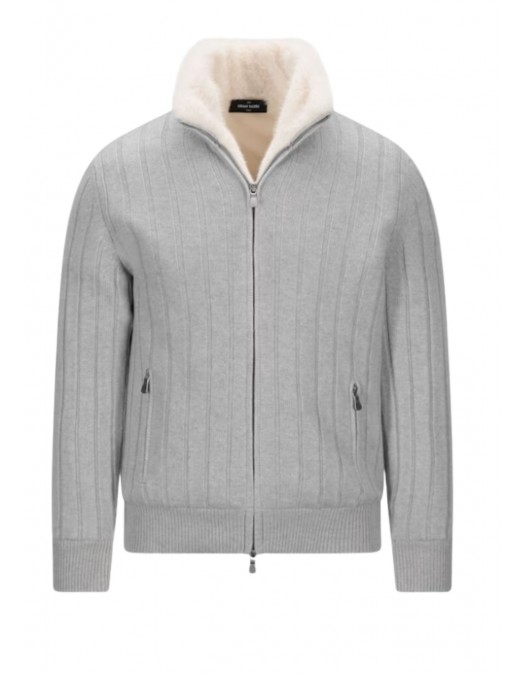 Jacheta GRAN SASSO, Jacket in cashmere and faux fur - 2314615567044 Jacheta GRAN SASSO, Jacket in cashmere and faux fur - 2314615567044