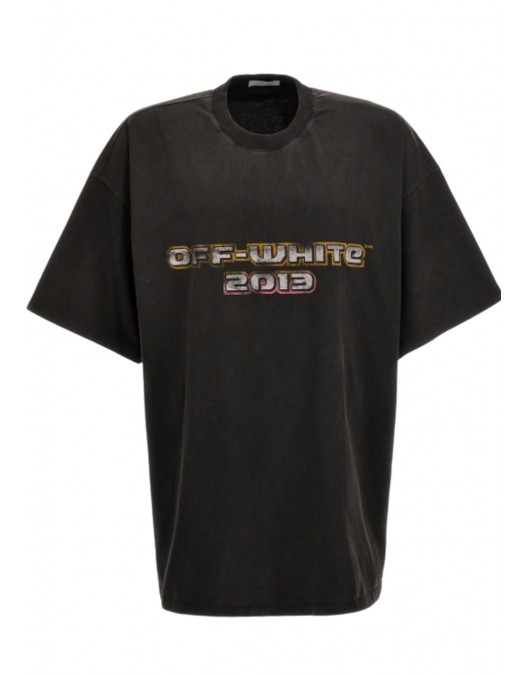 Tricou OFF WHITE, Black Digit Bacchus. Black - OMAA027F23JER0061084 Tricou OFF WHITE, Black Digit Bacchus. Black - OMAA027F23JER0061084