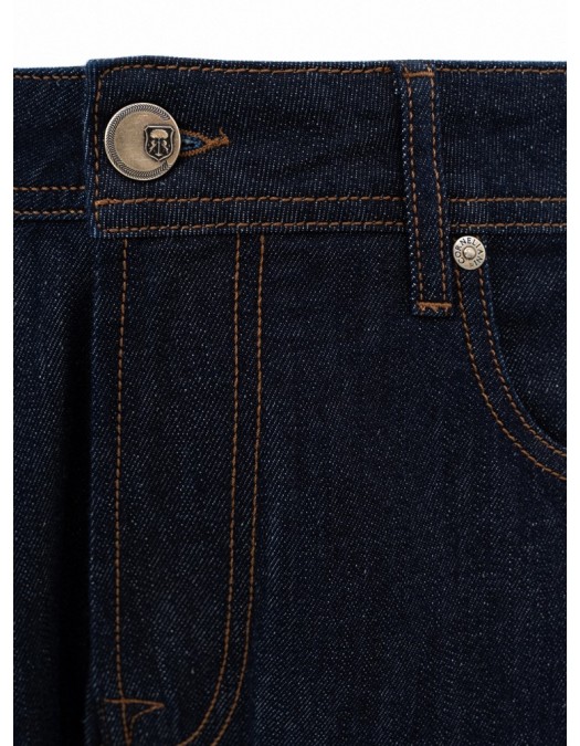 BLUGI CORNELIANI, Clasic Slim-fit Denim Pants, Bleumarin - 264JG22620135001