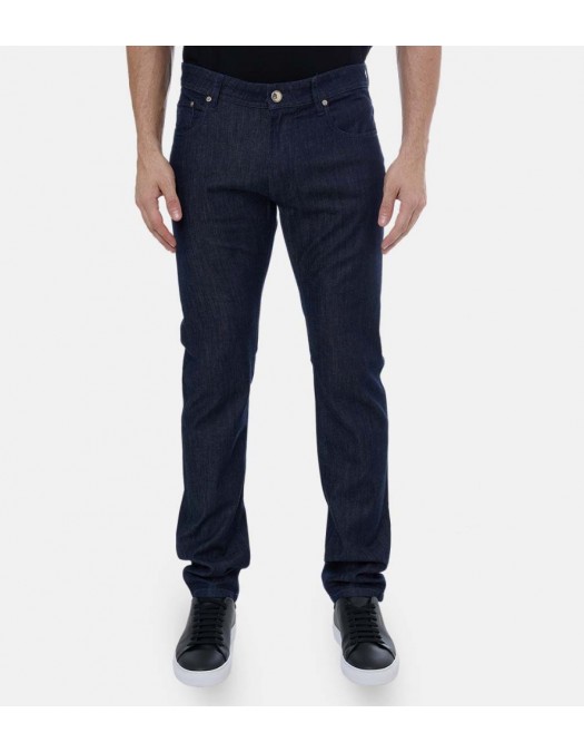 BLUGI CORNELIANI, Clasic Slim-fit Denim Pants, Bleumarin - 264JG22620135001