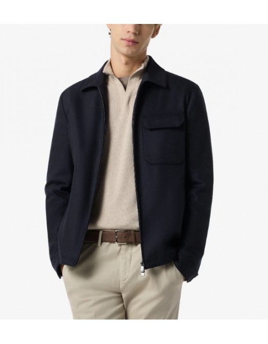 JACHETA CORNELIANI, Two way zipper, Negru - 26L5342618535001