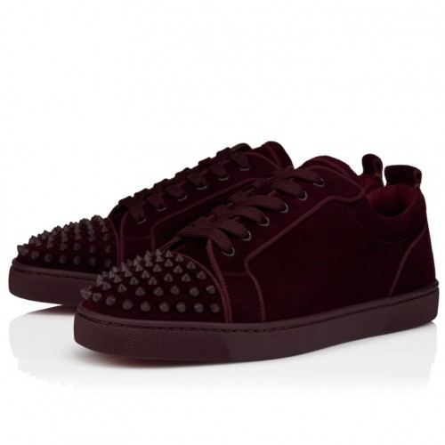 Sneakers Christian Louboutin, Spikes Design,Red Sneakers Christian Louboutin, Spikes Design,Red