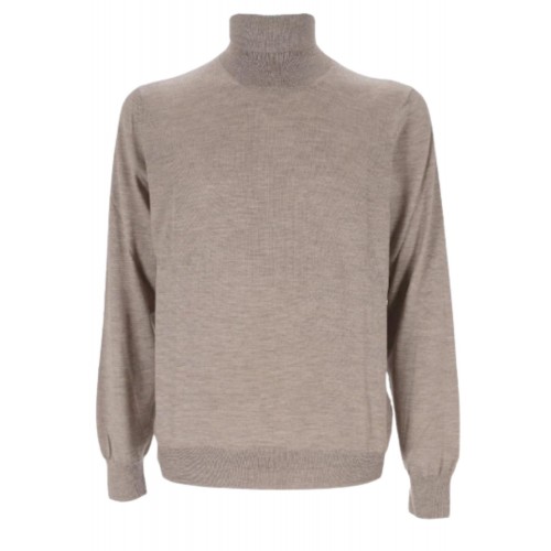 Pulover GRAN SASSO, Cu guler inalt, Bej Pulover GRAN SASSO, Cu guler inalt, Bej