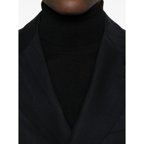 Pulover GRAN SASSO, Cu guler inalt, Negru Pulover GRAN SASSO, Cu guler inalt, Negru