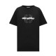 Tricou OFF WHITE, Style Logo Insert, Black - OMAA027F24JER0071001