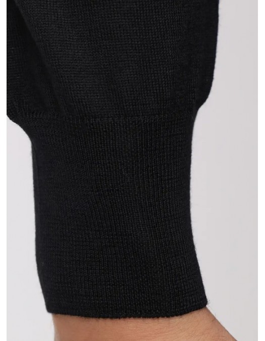 Pulover GRAN SASSO, la baza gatului, Negru - 4515414790099