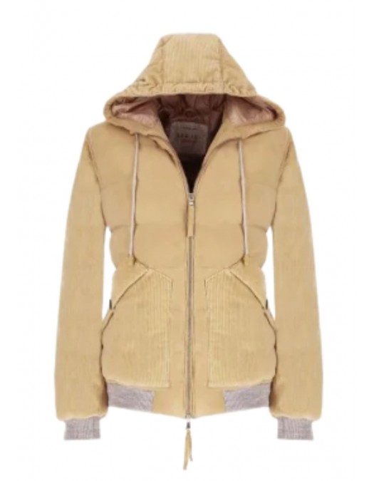 Geaca L.B.M 1911, Suede Bomber, Hazelnut Beige - 4950429402