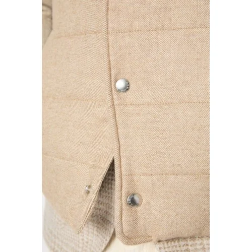 Vesta L.B.M 1911,Beige padded gilet