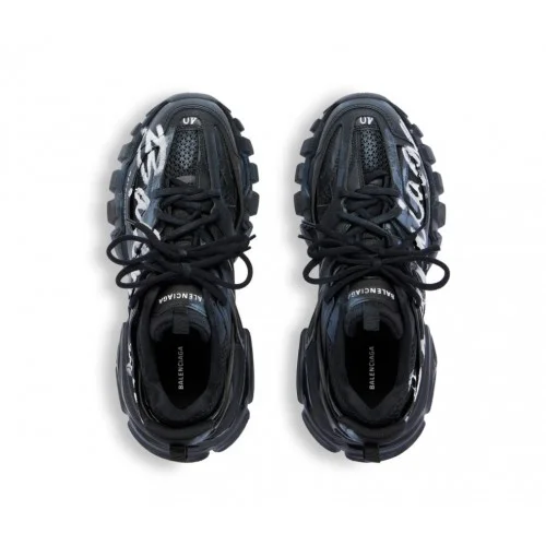 Sneakers BALENCIAGA, Men's Track Signature Sneaker in Black/white