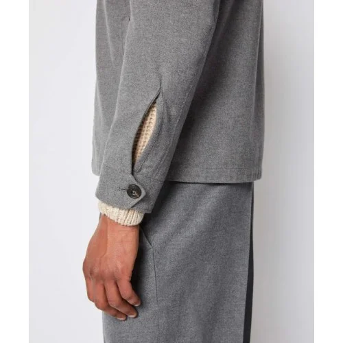 Jacheta L.B.M 1911, Overshirt in a light gray melange