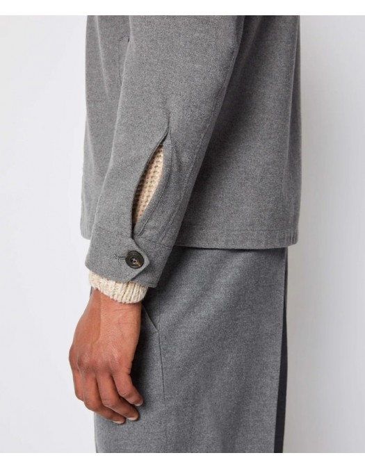 Jacheta L.B.M 1911, Overshirt in a light gray melange - 5451842890 Jacheta L.B.M 1911, Overshirt in a light gray melange - 5451842890
