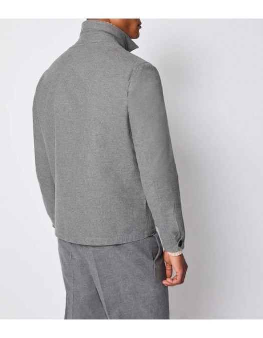 Jacheta L.B.M 1911, Overshirt in a light gray melange - 5451842890 Jacheta L.B.M 1911, Overshirt in a light gray melange - 5451842890