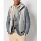 Vesta L.B.M 1911,Light gray padded gilet - 5453429364 Vesta L.B.M 1911,Light gray padded gilet - 5453429364