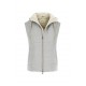 Vesta L.B.M 1911,Light gray padded gilet - 5453429364 Vesta L.B.M 1911,Light gray padded gilet - 5453429364