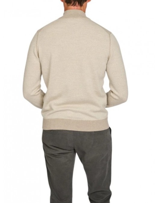 JACHETA GRAN SASSO, Wool, Full Zip, Beige - 5711414241018