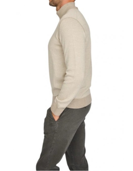 JACHETA GRAN SASSO, Wool, Full Zip, Beige - 5711414241018