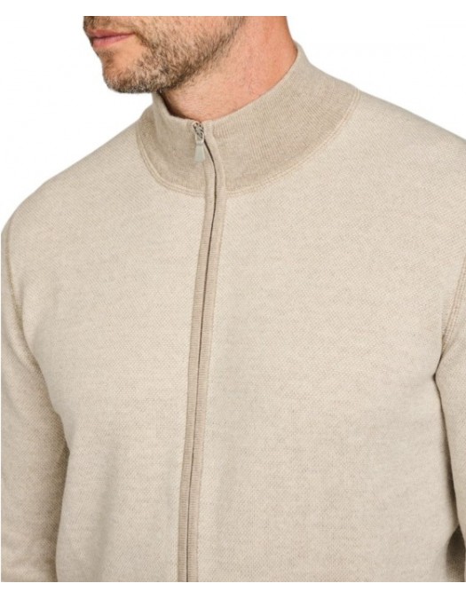 JACHETA GRAN SASSO, Wool, Full Zip, Beige - 5711414241018