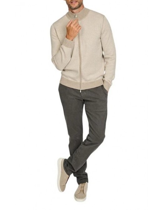 JACHETA GRAN SASSO, Wool, Full Zip, Beige - 5711414241018