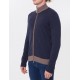 Cardigan GRAN SASSO, Blue cardigan Full Zip - 5510619669589 Cardigan GRAN SASSO, Blue cardigan Full Zip - 5510619669589