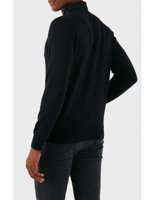 Bluza GRAN SASSO, Slim fit, Black - 5716314293099 Bluza GRAN SASSO, Slim fit, Black - 5716314293099