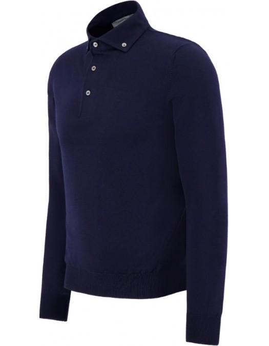 Bluza GRAN SASSO, Slim Fit, Albastru - 5716314293598 Bluza GRAN SASSO, Slim Fit, Albastru - 5716314293598