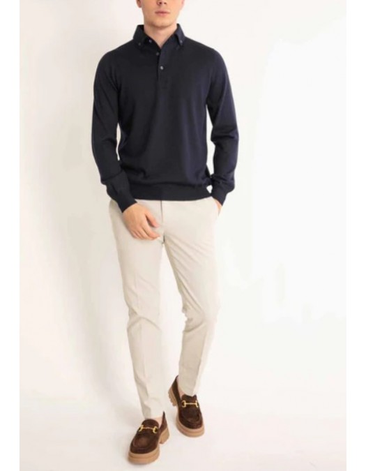 Bluza GRAN SASSO, Slim Fit, Albastru - 5716314293598 Bluza GRAN SASSO, Slim Fit, Albastru - 5716314293598