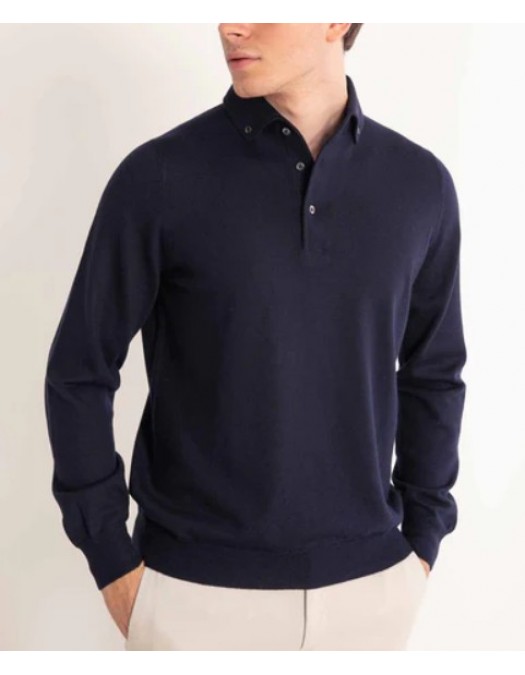 Bluza GRAN SASSO, Slim Fit, Albastru - 5716314293598 Bluza GRAN SASSO, Slim Fit, Albastru - 5716314293598