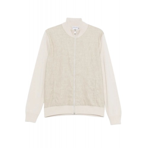 JACHETA GRAN SASSO, Premium Wool Blend, Full Zip, Beige JACHETA GRAN SASSO, Premium Wool Blend, Full Zip, Beige