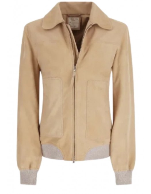 Geaca L.B.M 1911, Suede, Beige Earth - 5900529390 Geaca L.B.M 1911, Suede, Beige Earth - 5900529390