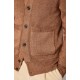 Pulover L.B.M 1911,Knitted bomber jacket in hazelnut - 5950226381 Pulover L.B.M 1911,Knitted bomber jacket in hazelnut - 5950226381