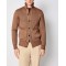Pulover L.B.M 1911,Knitted bomber jacket in hazelnut