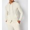 Hanorac L.B.M 1911,Ivory knit hoodie