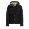 Geaca L.B.M 1911, Black padded jacket with hood