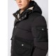 Geaca L.B.M 1911, Black padded jacket with hood - 5950949405