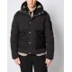 Geaca L.B.M 1911, Black padded jacket with hood - 5950949405