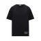 Tricou Valentino, Logo Insert, Round Neck, Black
