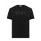 Tricou Valentino, Logo Insert VLTN, Black