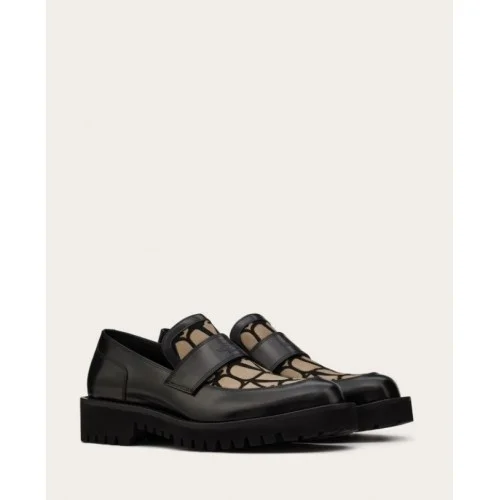 Laofers VALENTINO GARAVANI,Men's V logo loafer 