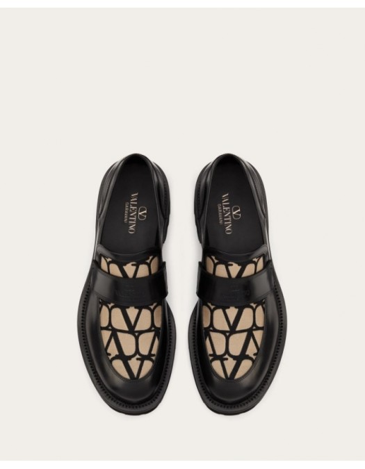 Laofers VALENTINO GARAVANI,Men's V logo loafer - 5Y2S0H66HEDV47