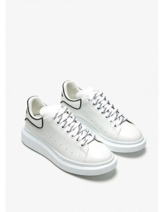 Sneakers ALEXANDER MCQUEEN, Oversize, Black Contour Detail, White - 625156WIEEQ9074 Sneakers ALEXANDER MCQUEEN, Oversize, Black Contour Detail, White - 625156WIEEQ9074