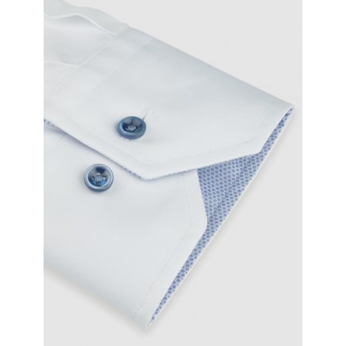 Camasa STENSTROMS,White Contrast Twill Shirt Camasa STENSTROMS,White Contrast Twill Shirt