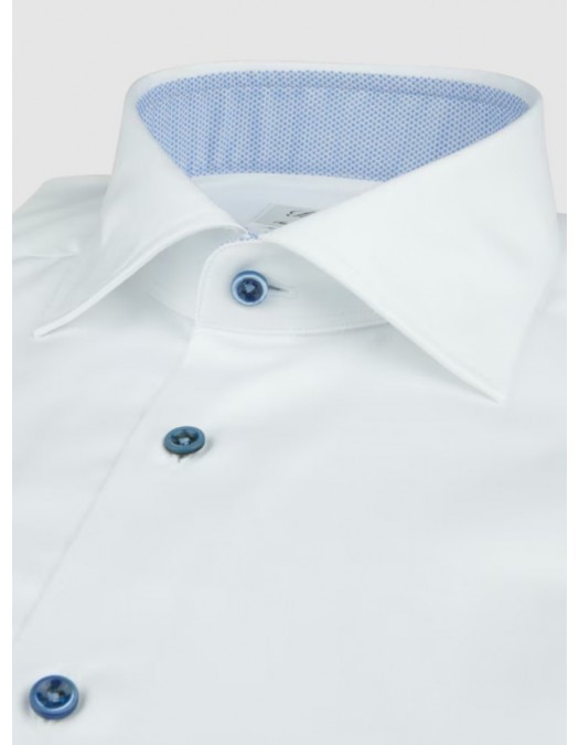 Camasa STENSTROMS,White Contrast Twill Shirt - 6837511504000 Camasa STENSTROMS,White Contrast Twill Shirt - 6837511504000