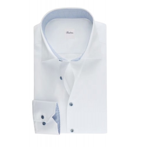 Camasa STENSTROMS,White Contrast Twill Shirt Camasa STENSTROMS,White Contrast Twill Shirt