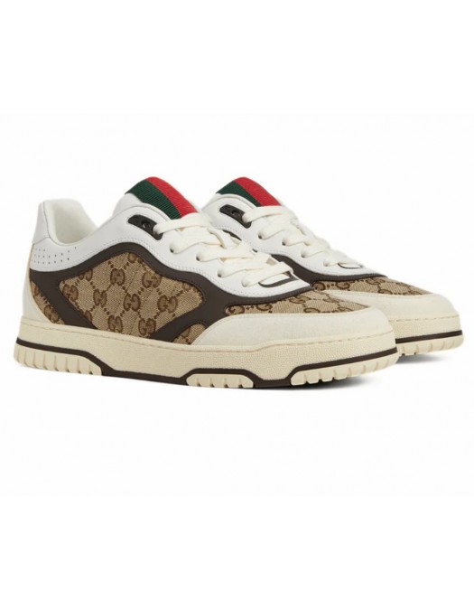 Sneakers GUCCI, GG Supreme Re-Web sneakers Beige Brown Man - 787476AADHW9568