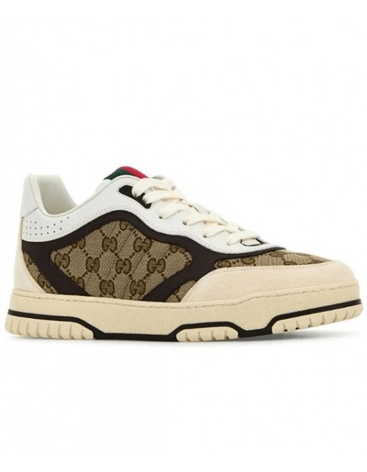 Sneakers GUCCI, GG Supreme Re-Web sneakers Beige Brown Man - 787476AADHW9568